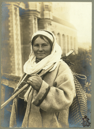 Gipsy woman from Hunedoara area